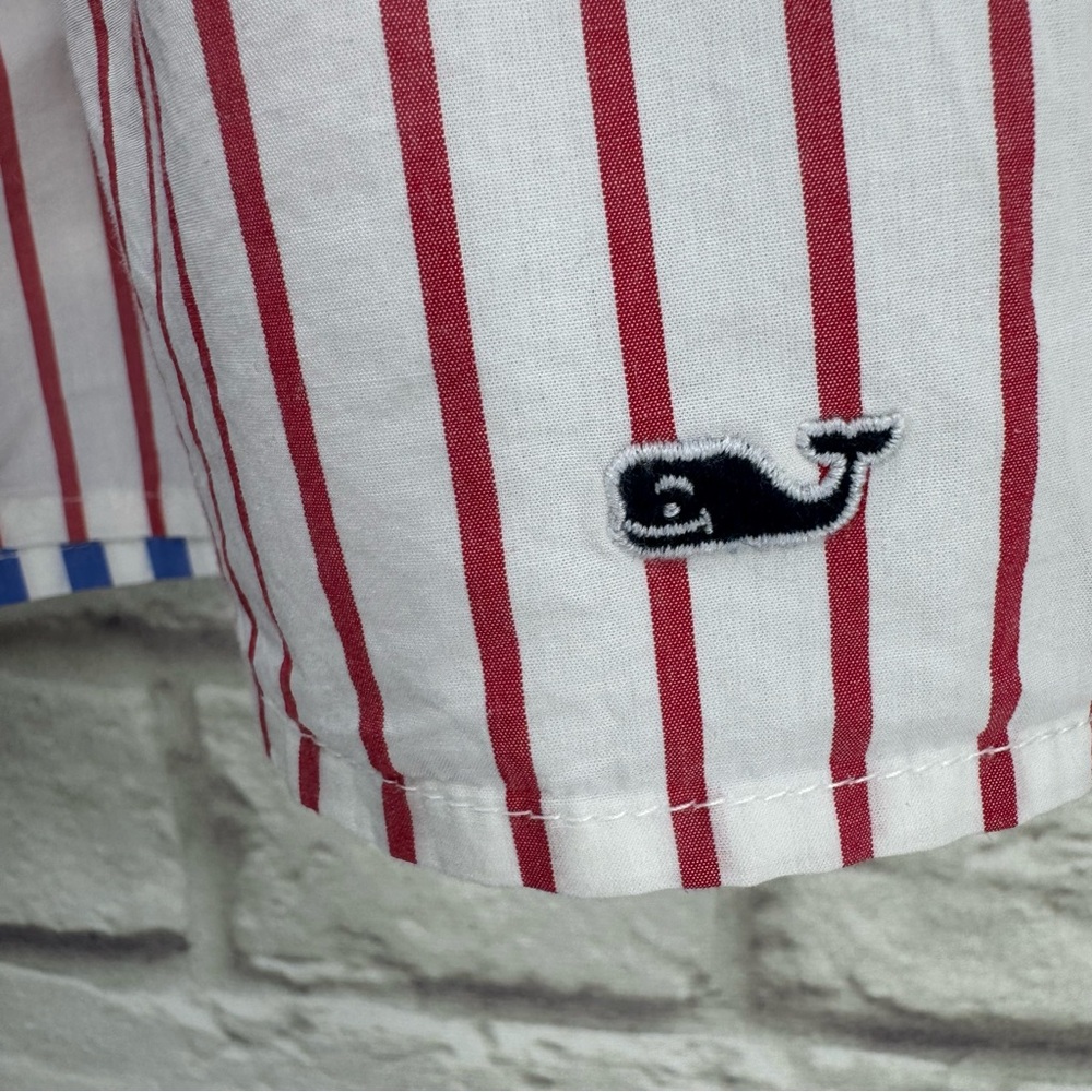 Vineyard Vines Party Stripe Patchwork Halter Midi… - image 2